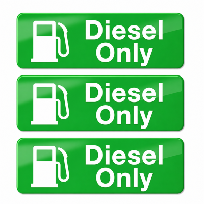 Petrol Fuel Cap Stickers – Pack of 3