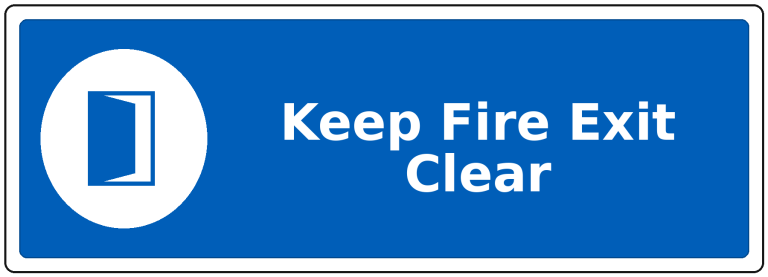 Fire Exit & Escape Route